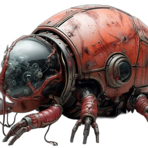 robot, creature, animal, concept art transparent PNG cut-out