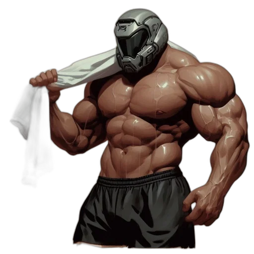 mask, weapon, robot, concept art transparent PNG cut-out