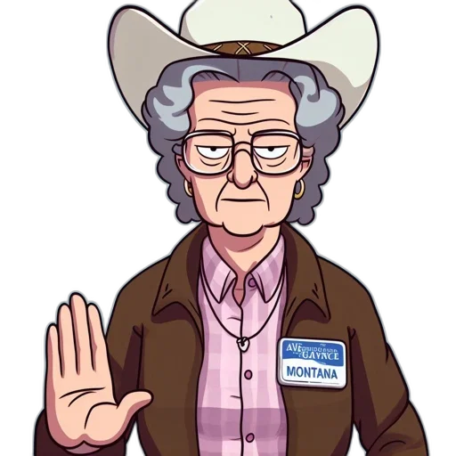 hat, staff, jacket, cartoon transparent PNG cut-out