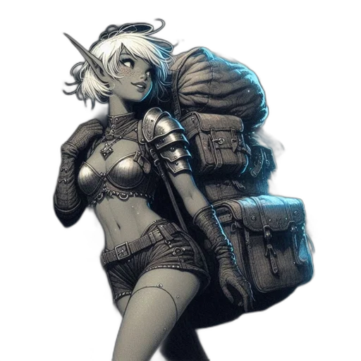 jacket, weapon, robot, sword transparent PNG cut-out