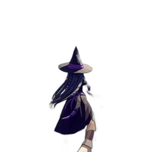 staff, hat, dress, mask transparent PNG cut-out