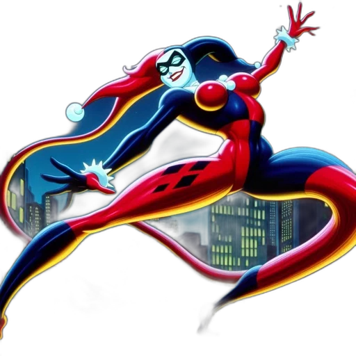 comic book art, concept art, cartoon, 3d render transparent PNG cut-out