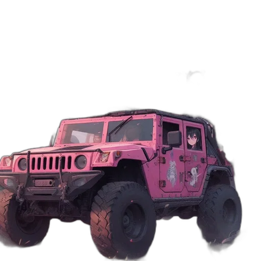 car, weapon, animal, concept art transparent PNG cut-out