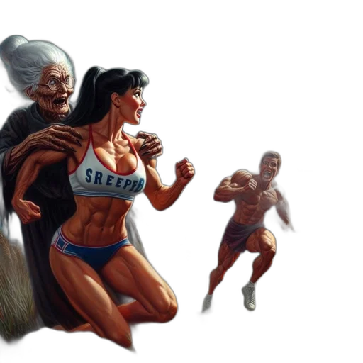 comic book art, concept art, fantasy art, person transparent PNG cut-out