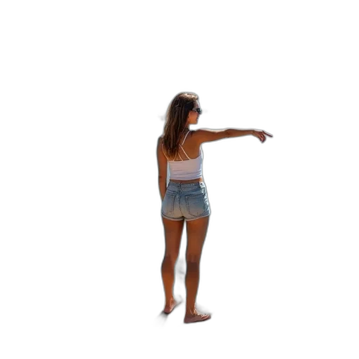 weapon, dress, staff, creature transparent PNG cut-out