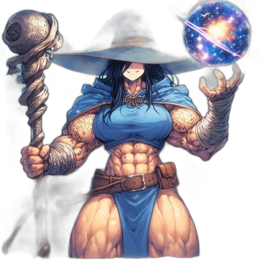 staff, sword, weapon, hat transparent PNG cut-out