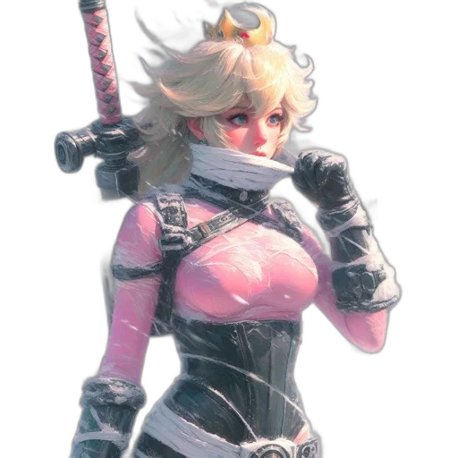 weapon, sword, staff, robot transparent PNG cut-out
