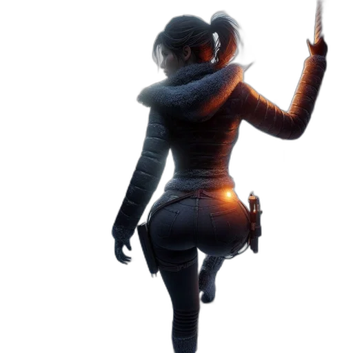 staff, jacket, weapon, sword transparent PNG cut-out