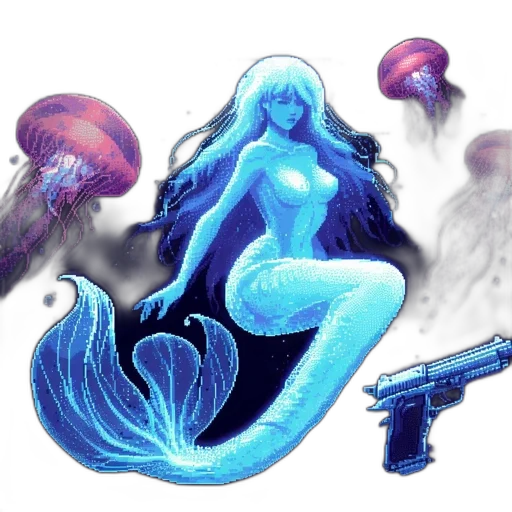 weapon, concept art, fantasy art, vaporwave transparent PNG cut-out