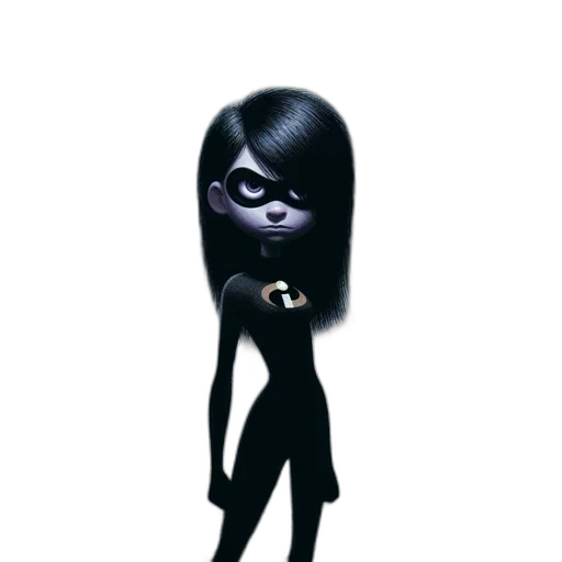 dress, creature, mask, staff transparent PNG cut-out