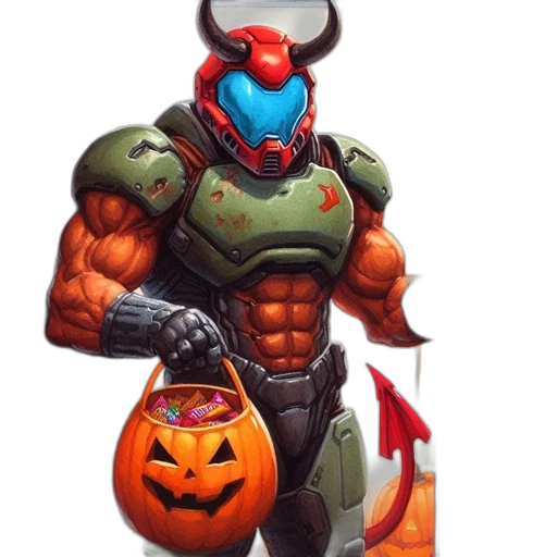robot, mask, concept art, pixel art transparent PNG cut-out