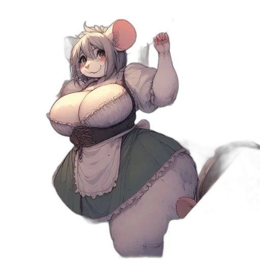 staff, dress, animal, creature transparent PNG cut-out