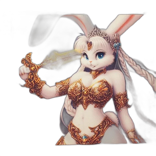 dragon, staff, dress, fantasy art transparent PNG cut-out