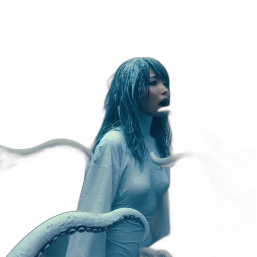 creature, dragon, robot, staff transparent PNG cut-out