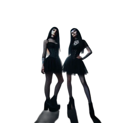 dress, shoes, 3d render, concept art transparent PNG cut-out