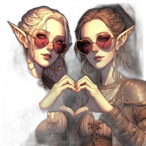 fantasy art, concept art, pixel art, watercolor transparent PNG cut-out