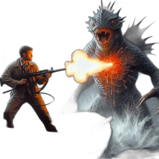 creature, dragon, weapon, animal transparent PNG cut-out