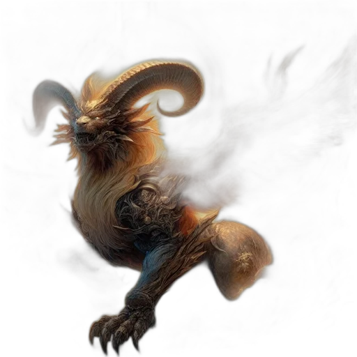 dragon, creature, staff, animal transparent PNG cut-out