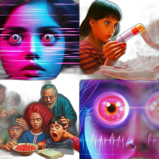 concept art, cyberpunk, comic book art, vaporwave transparent PNG cut-out