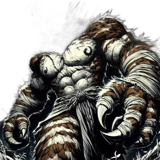 creature, animal, hair, comic book art transparent PNG cut-out