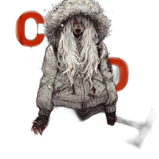 creature, jacket, animal, hair transparent PNG cut-out