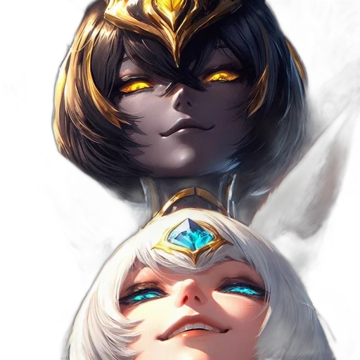 face, crown, mask, staff transparent PNG cut-out