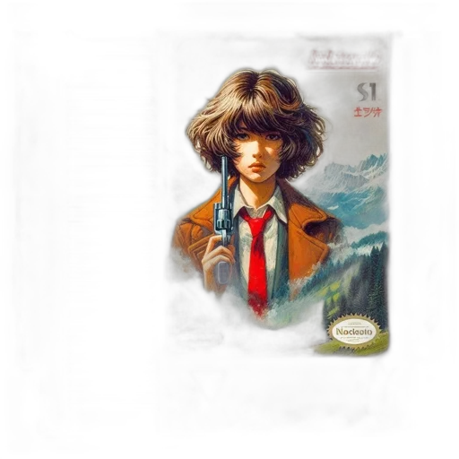 jacket, hair, concept art, fantasy art transparent PNG cut-out