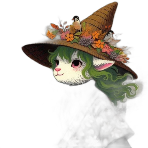 hat, dragon, creature, mask transparent PNG cut-out