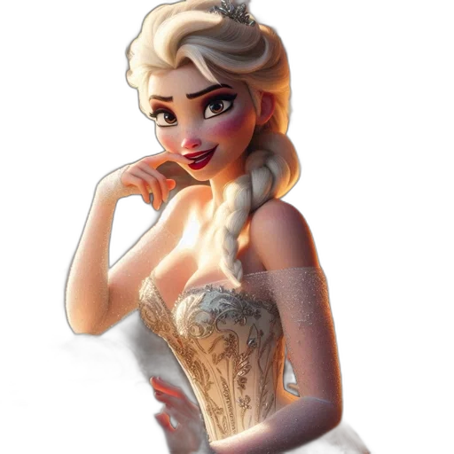 dress, staff, fantasy art, concept art transparent PNG cut-out
