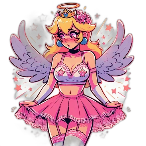 pixel art, concept art, anime, watercolor transparent PNG cut-out