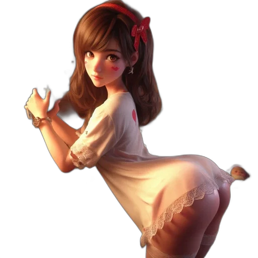 dress, staff, robot, weapon transparent PNG cut-out