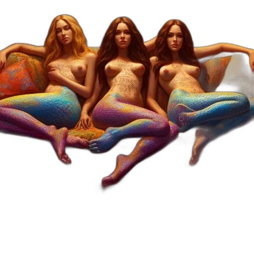 fantasy art, concept art, photorealistic, oil painting transparent PNG cut-out