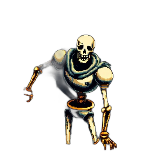 robot, staff, jewelry, weapon transparent PNG cut-out