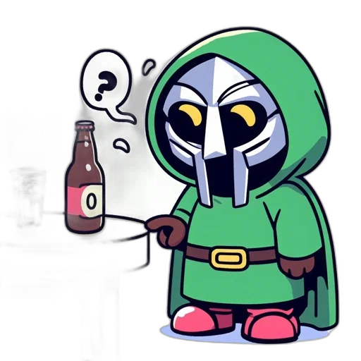 robot, jacket, bottle, mask transparent PNG cut-out