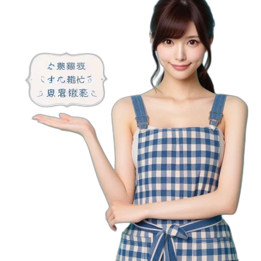 dress, robot, photorealistic, blue transparent PNG cut-out