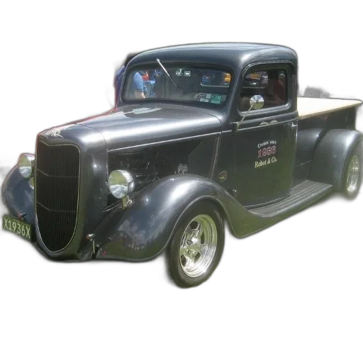 car, photorealistic, 3d render, black transparent PNG cut-out