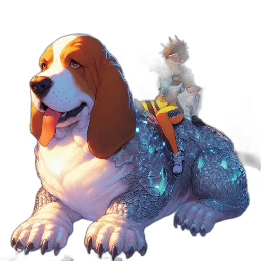 creature, animal, dragon, staff transparent PNG cut-out