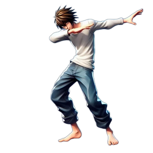 jacket, mask, staff, weapon transparent PNG cut-out