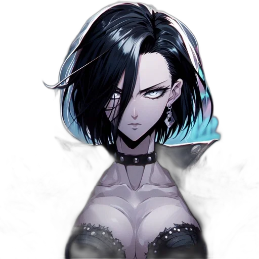 mask, jewelry, hair, face transparent PNG cut-out