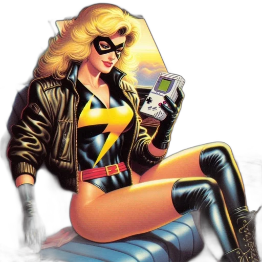 jacket, comic book art, concept art, cartoon transparent PNG cut-out