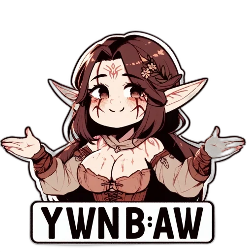 staff, pixel art, anime, fantasy art transparent PNG cut-out