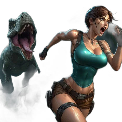 concept art, fantasy art, 3d render, comic book art transparent PNG cut-out