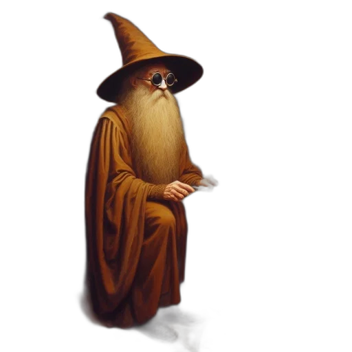 staff, hat, mask, dress transparent PNG cut-out