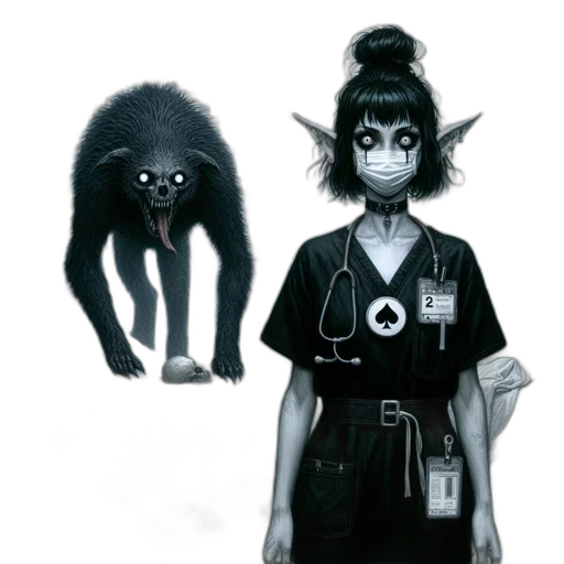 staff, creature, mask, animal transparent PNG cut-out