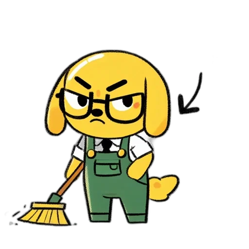 staff, animal, weapon, creature transparent PNG cut-out