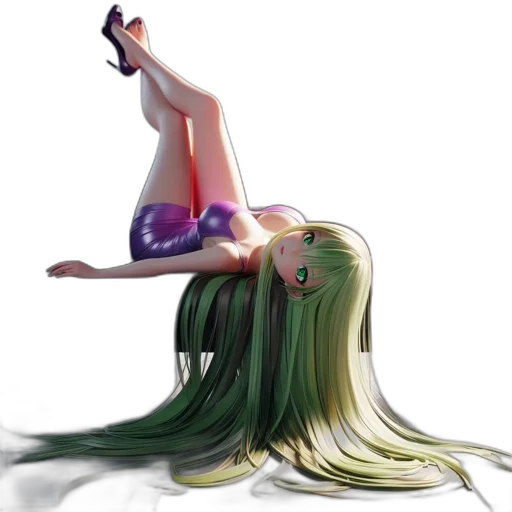 hair, dress, pixel art, fantasy art transparent PNG cut-out