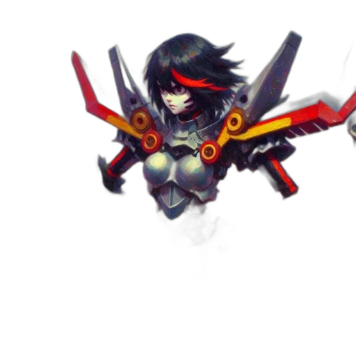 weapon, sword, robot, staff transparent PNG cut-out