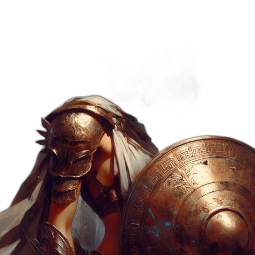 sword, weapon, crown, robot transparent PNG cut-out