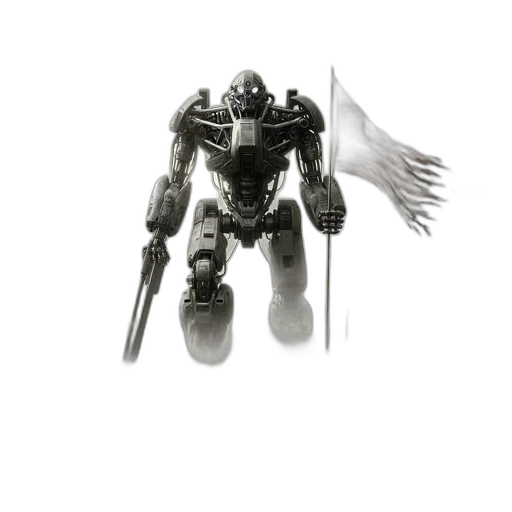 robot, weapon, sword, concept art transparent PNG cut-out