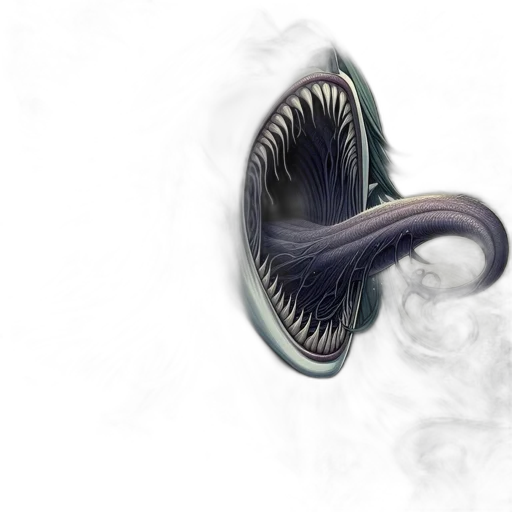 mask, dragon, hair, creature transparent PNG cut-out